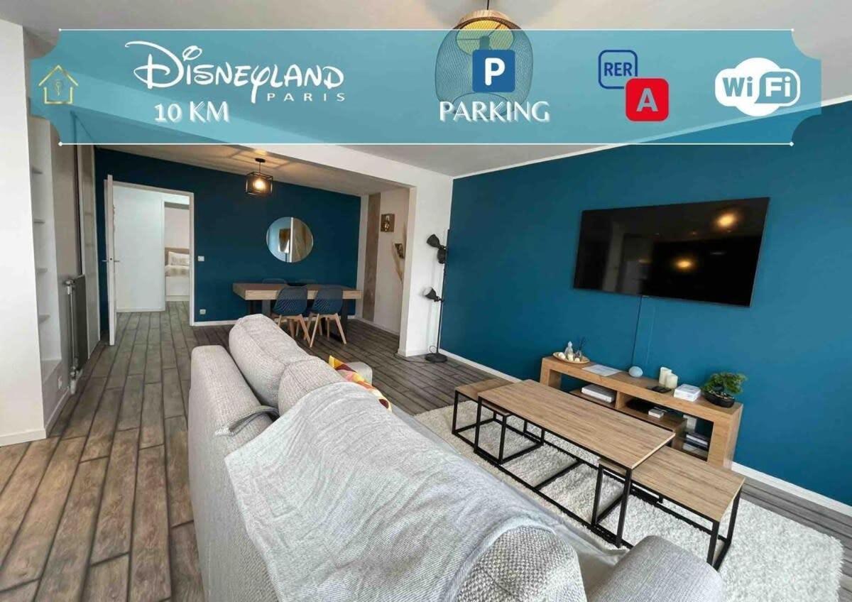 Next To Disney Appart' Le Reve Bleu Torcy  Bagian luar foto